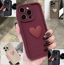 Case For iPhone 17 16 15 14 Max Plus /Air Love Heart Shockproof Phone Cover