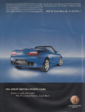 MG TF Cool Blue - Advertising