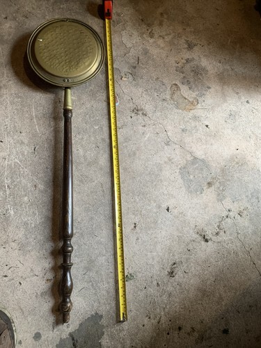 Brass bed warmer antique - warmer,