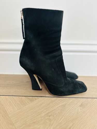 Fendi black suede - , leather