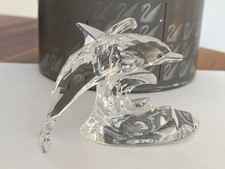Swarovski Crystal DOLPHIN ON A