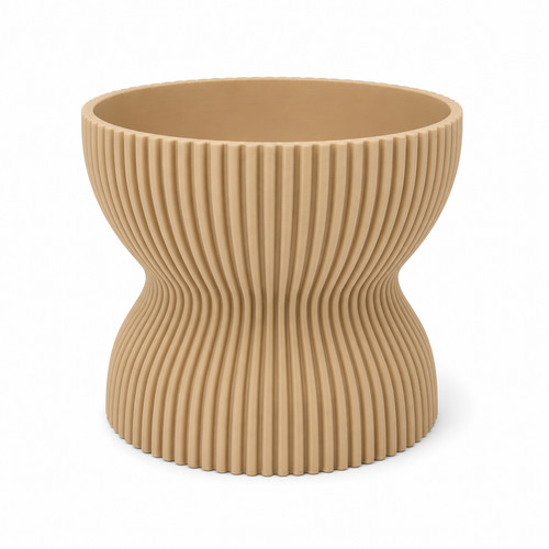 Ribbed fruit bowl with - fruit,