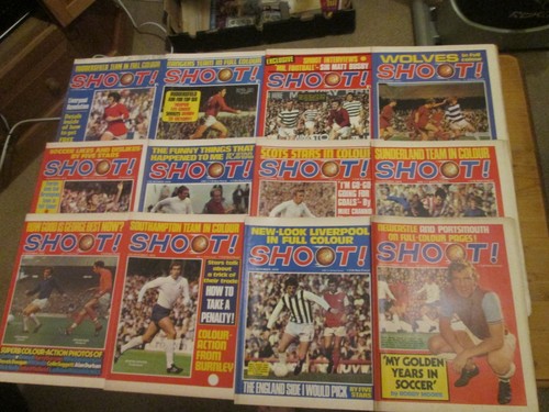 Shoot football magazines - football,