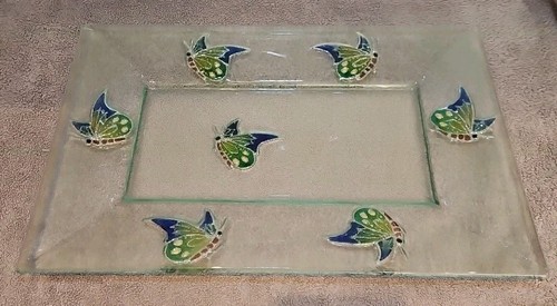 Large heavy art glass - art,