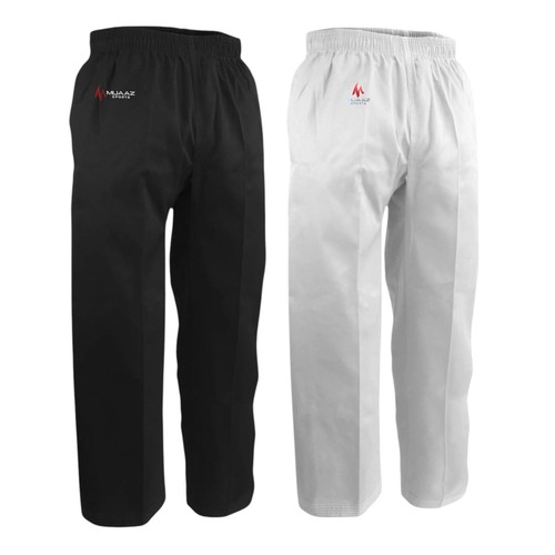 Karate pants adult white - adult, black