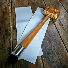 Gray-Nicolls Cricket Bat Knocking In Mallet / Grip Cone + 2 Scuff Sheet Set