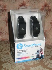 Sound MOOVZ Bluetooth Motion Activated Wrist Ankle Musical Bands+9 LED Torch NEW