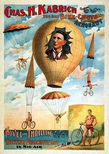Circus bike chute photo - chute, a4