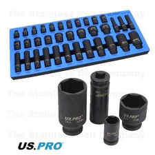 US PRO 1/2" Drive 35pc Impact