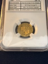 1817 22ct Gold Half Sovereign