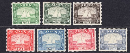 Aden dhows 1937 mint 3 - 1937,