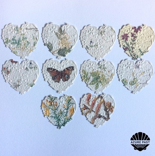Embossed die cuts - 10,