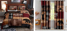 Queen Cabin Comforter Set with