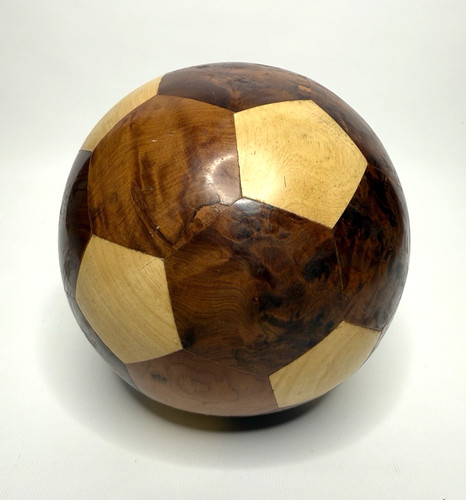 Thuya burl wood soccer - thuya, ball