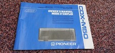 Pioneer CDX-M50 Owners Manual - Genuine Original Collectable Vintage User Manual