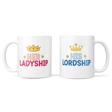 Funny Lady & Lordship Mug Set