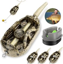 Fishing Inline Method Feeders 20g-60g For Pellet Ground Bait Coarse Carp Tackle
