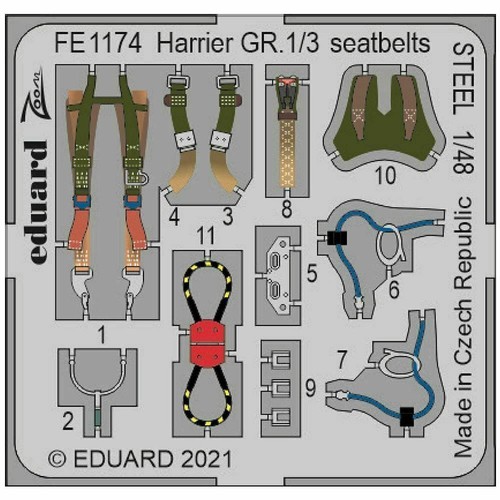 Harrier 1 3 seatbelts - 1:48,