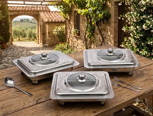 3pc stainless steel - stainless,