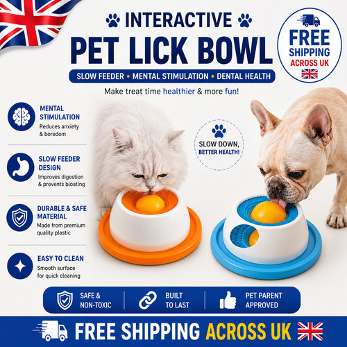 Slow feeder dog bowl - slow,