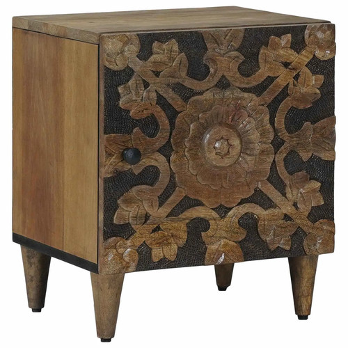 Walplus mango wood bedside - walplus,