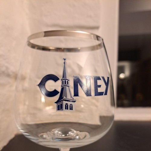 Ciney beer glass belgian - glass,