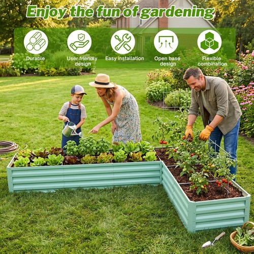 Outdoor garden metal raised - outdoor,