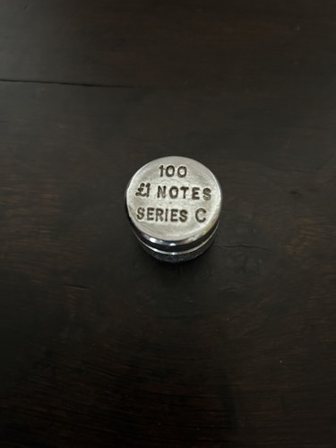 Vintage chrome bank weight for - chrome,