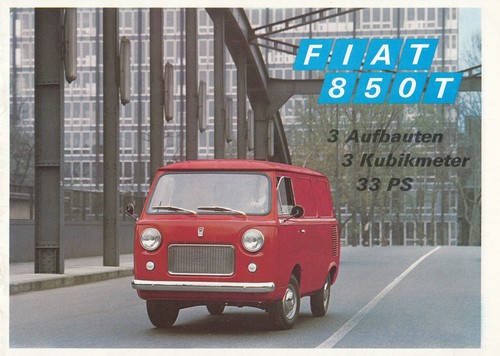 Fiat 850 van transporter - t, bus