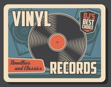 Vinyl Records Vintage Metal
