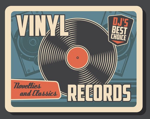 Vinyl records vintage - vinyl,