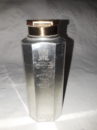 Invisible talc yardley of - by,