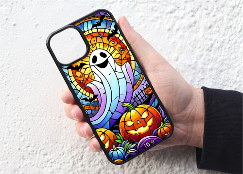 Spooky ghost stained glass - stained,