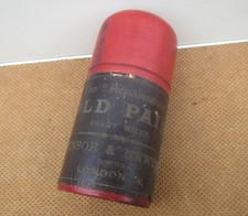 Vintage Winsor & Newton London The "Renaissance" Gold Paint Wooden Pot (Empty)