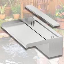 Longrun 30x20cm Pond Waterfall Blade Kit, 304 Stainless Steel, No Lighting  USED