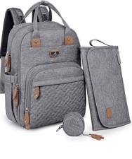 Large Nappy Back Pack Multifunction Baby Bags with Portable Changing Mat