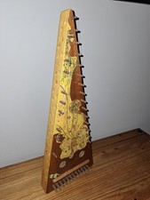 Vintage Bowed Psaltery 24 String Solid Mahoghany Contrusction 
