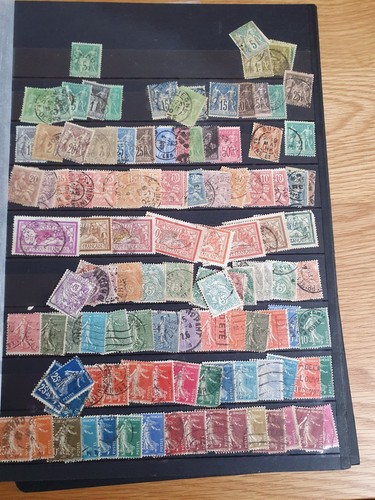 France and colonies stamp - and,