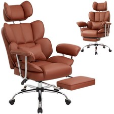 Big& Tall PU Leather Office