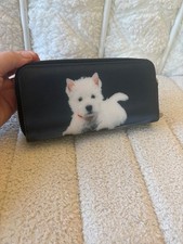 Westie Dog 2 Compartment Zip