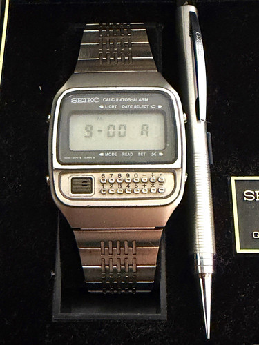 Seiko calculator alarm - seiko, quartz