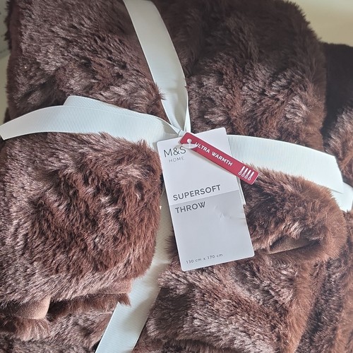 Home supersoft faux fur - m&s,