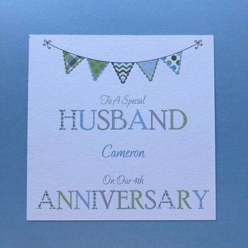 Wedding anniversary card - anniversary, to