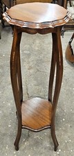 Victorian Mahogany Two Tier Plant Stand