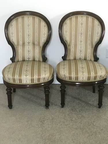 Antique pair victorian - pair, balloon