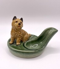 Wade Pottery Vintage Pipe Stand Holder Ashtray  - Cain Terrier Dog