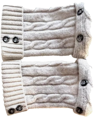 Fingerless gloves gray 100 - gloves,