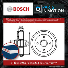 2x Brake Drums (Pair) Rear