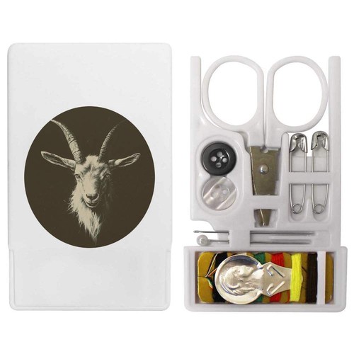 Vintage goat portrait - 'vintage, mini