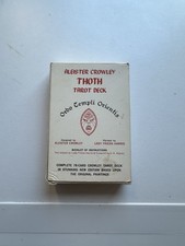 Aleister Crowley COMLETE Thoth Tarot Deck Cards Ordo Templi Orientis AC78 Large